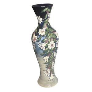 Vintage Moorcroft Pottery‎ Angel Trumpet Floral Vase Limited Edition MRJ 2003